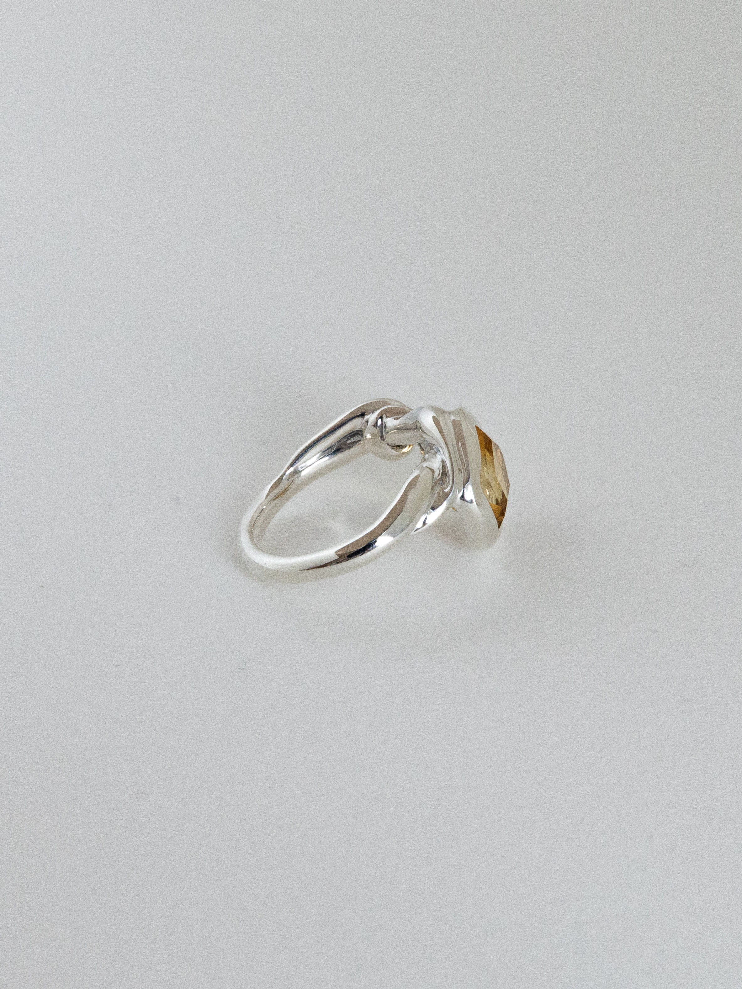Tendril Ring with Citrine
