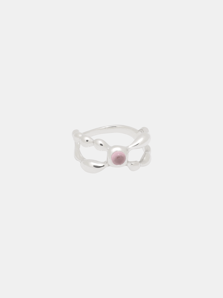 Dewy Ring with Gem
